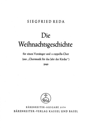 Siegfried Reda - Die Weihnachtsgeschichte (1949)