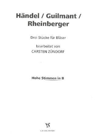 Händel – Guilmant – Rheinberger