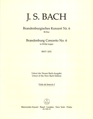 Johann Sebastian Bach - Brandenburgisches Konzert Nr. 6 B-Dur BWV 1051