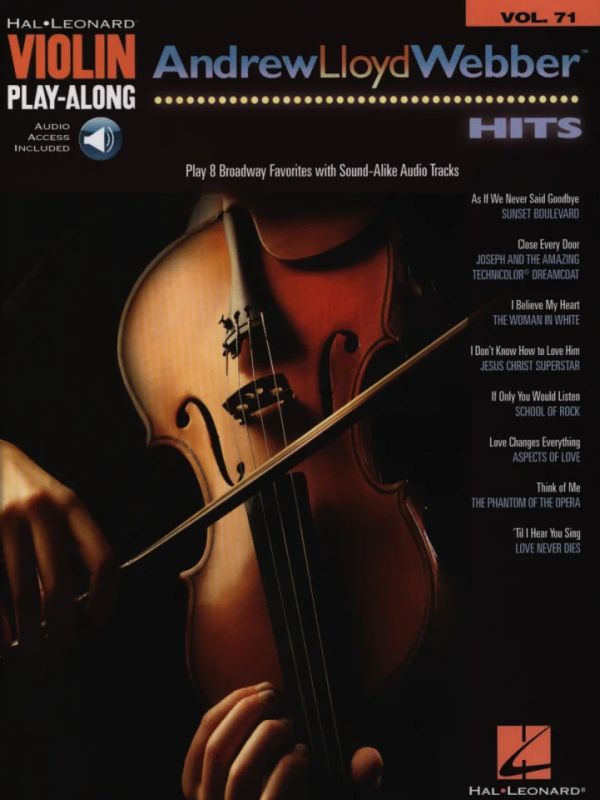 Andrew Lloyd Webber - Violin Play-Along 71: Andrew Lloyd Webber Hits