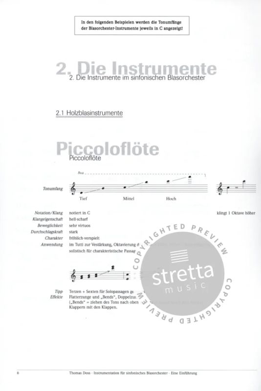 Thomas Doss - Instrumentation für Sinfonisches Blasorchester