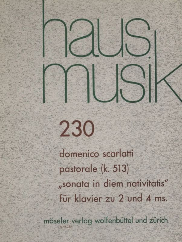 Domenico Scarlatti - Pastorale (Sonata) K 513