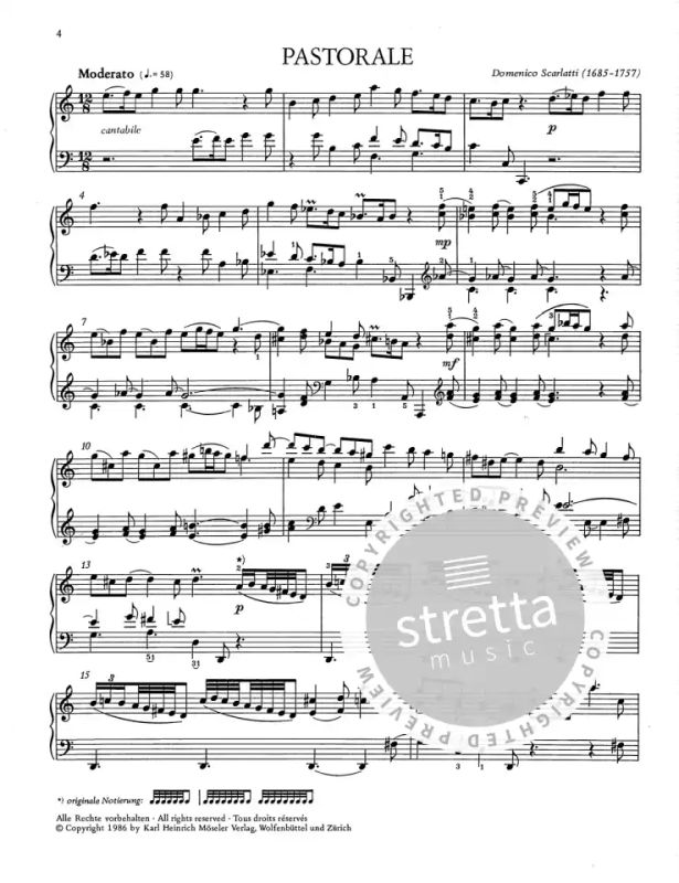 Domenico Scarlatti: Pastorale (Sonata) K 513 (1)