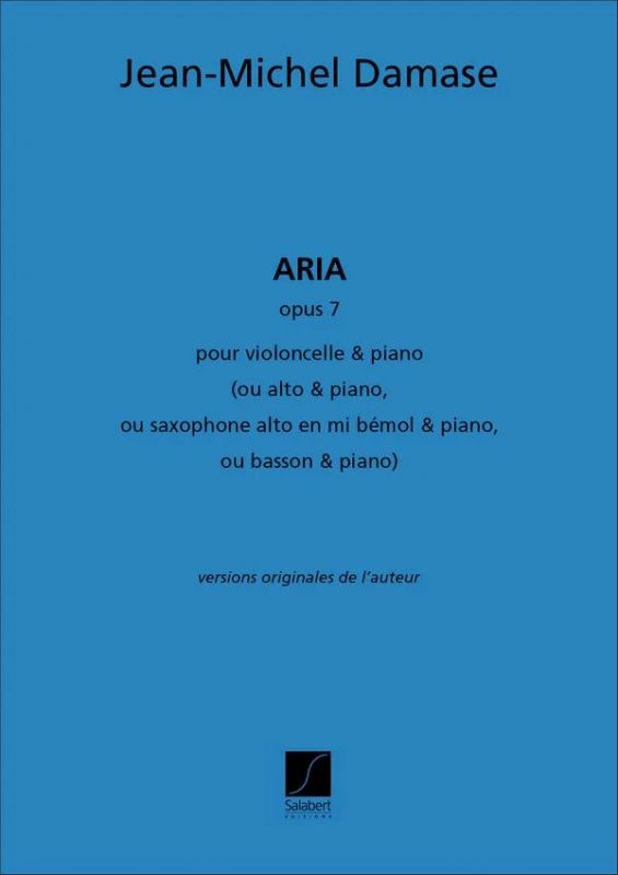 Jean-Michel Damase - Aria Opus 7 pour violoncelle et piano