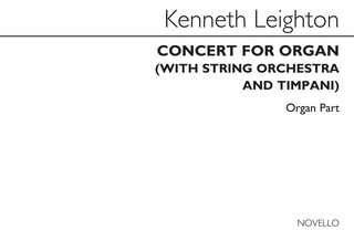 Kenneth Leighton - Concerto For Organ (Organ Part)