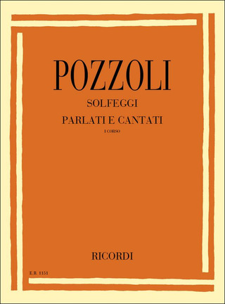 Ettore Pozzoli: Solfeggi parlati e cantati 1