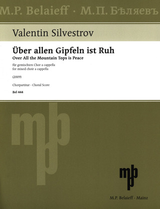 Valentin Silvestrov - Over All the Mounatin Tops is Peace