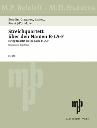 Alexander Glasunow - String Quartet