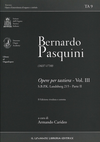 Bernardo Pasquini - Opere per tastiera 3