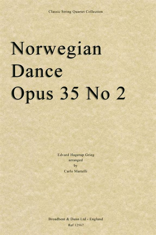 Edvard Grieg - Norwegian Dance, Opus 35 No. 2