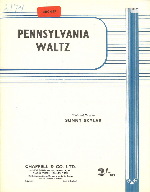 Sunny Skylar - Pennsylvania Waltz