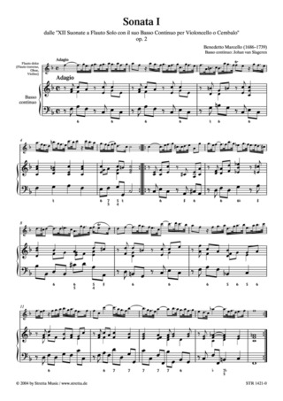 Benedetto Marcello: Sonata F-Dur