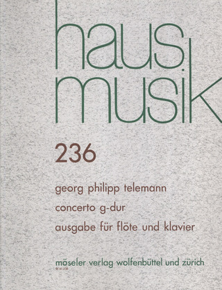 Georg Philipp Telemann - Concerto G major TWV 51:G1