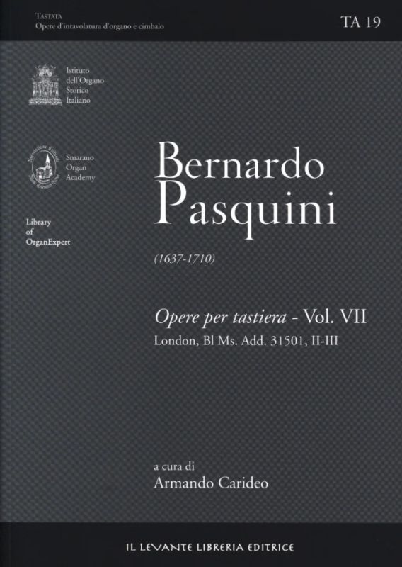 Bernardo Pasquini - Opere per tastiera 7
