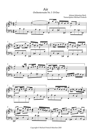 Johann Sebastian Bach - Air (Orchestersuite Nr. 3 D-Dur)
