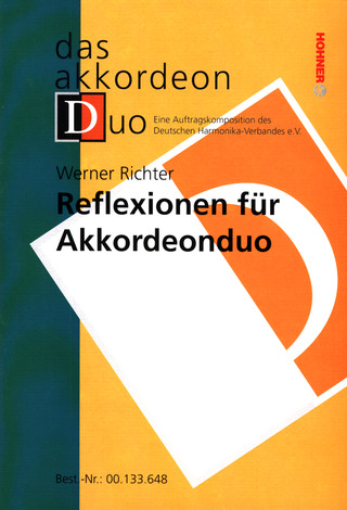 Werner Richter - Reflexionen für Akkordeonduo