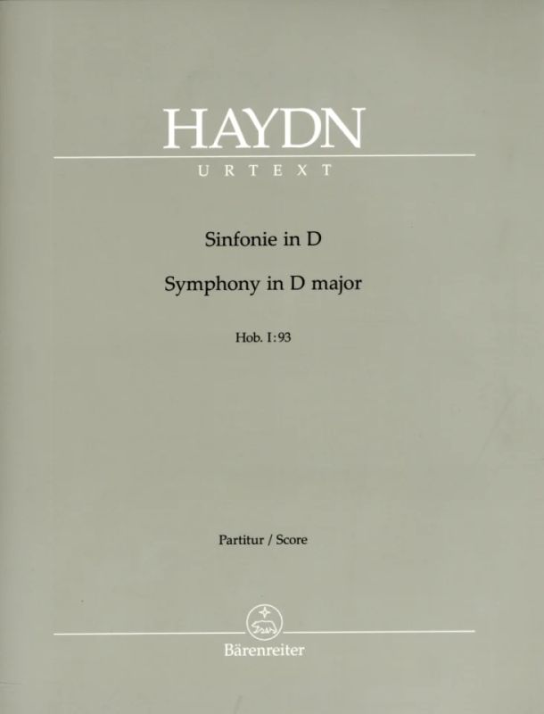 Joseph Haydn - Symphony D major Hob. I:93