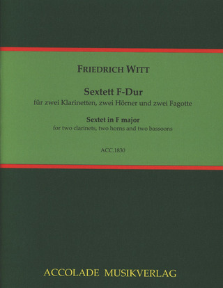 Friedrich Witt: Sextett F-Dur