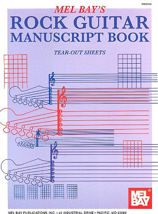Notenblock Rock Guitar Manuscript Book