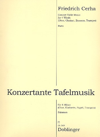 Friedrich Cerha - Konzertante Tafelmusik