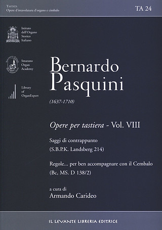 Bernardo Pasquini - Opere per tastiera 8