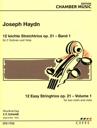 Joseph Haydn - 12 leichte Streichtrios op. 21 – Band 1