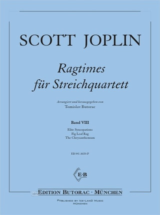 Scott Joplin - Ragtimes für Streichquartett 8