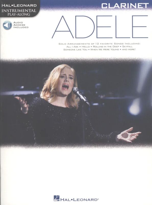 Adele Adkins - Hal Leonard Instrumental Play-Along: Adele - Clarinet (Book/Online Audio)