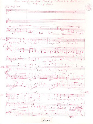 Arnold Schönberg: Wiegenlied für Gesang und Klavier (/um 1908)
