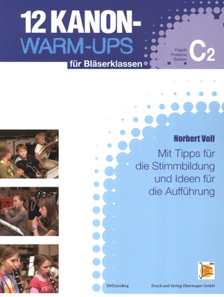 Norbert Voll - 12 Kanon Warm–Ups für Bläserklassen