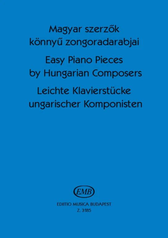 Easy piano pieces by hungarian composers