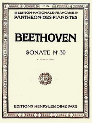 Ludwig van Beethoven - Sonate n°30 en mi maj. Op.109