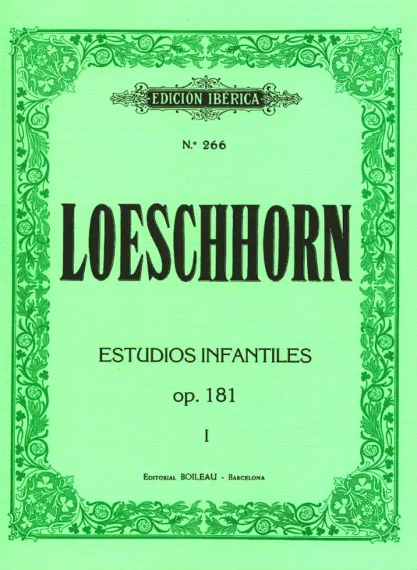 Albert Loeschhorn - Estudios Infantiles 1 op. 181