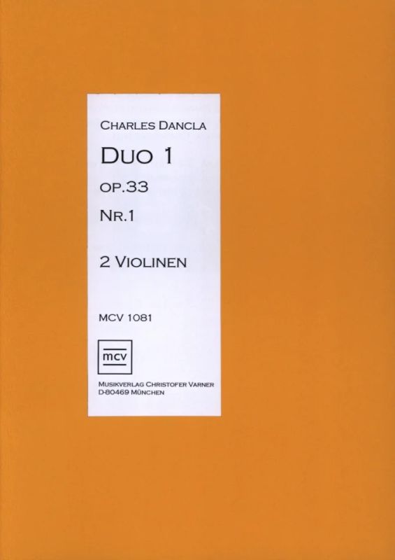 Charles Dancla - Duos Op 33/1