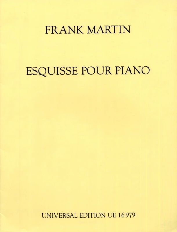 Frank Martin - Esquisse