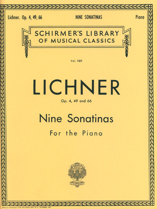 Heinrich Lichner - 9 Sonatinas, Op. 4, 49, 66