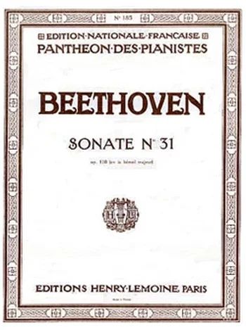 Ludwig van Beethoven - Sonate n°31 en lab maj. Op.110