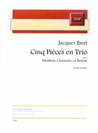 Jacques Ibert: 5 Pièces en Trio