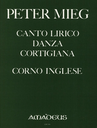 Peter Mieg - Canto Lirico + Danza Cortegiana