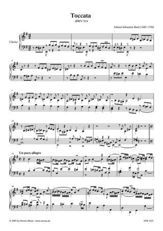 Johann Sebastian Bach - Toccata e-Moll