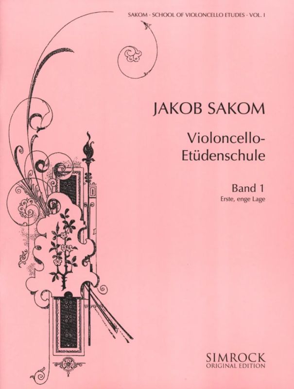Jakob Sakom - Méthode par des Etudes pour Violoncelle