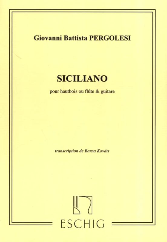 Giovanni Battista Pergolesi - Siciliano