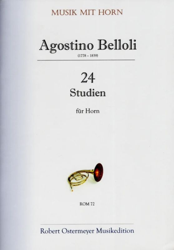 Agostino Belloli - 24 Studien für Horn (1820)