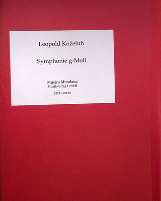 Leopold Antonín Koželuh - Symphonie g-Moll