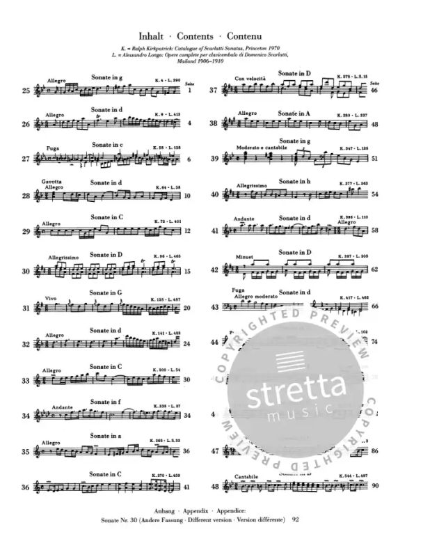 Domenico Scarlatti: Sonates choisies pour piano II (1)