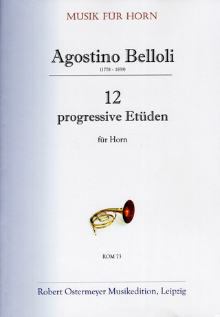 Agostino Belloli - 12 progressive Etüden