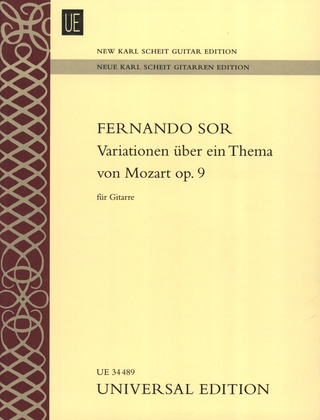 Fernando Sor - Variationen über ein Thema von Mozart op. 9