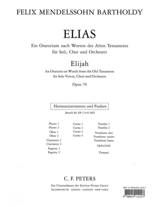 Felix Mendelssohn Bartholdy et al. - Elias op. 70