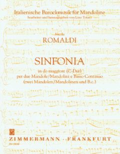 Romaldi Nicola - Sinfonia per due Mandole (Mandolini) e Basso continuo in do maggiore C-Dur