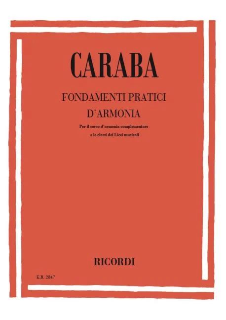 Piero Caraba - Fondamenti Pratici d'Armonia